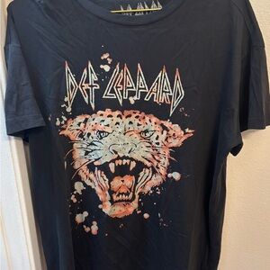 Def Leppard Graphic T-Shirt Dress